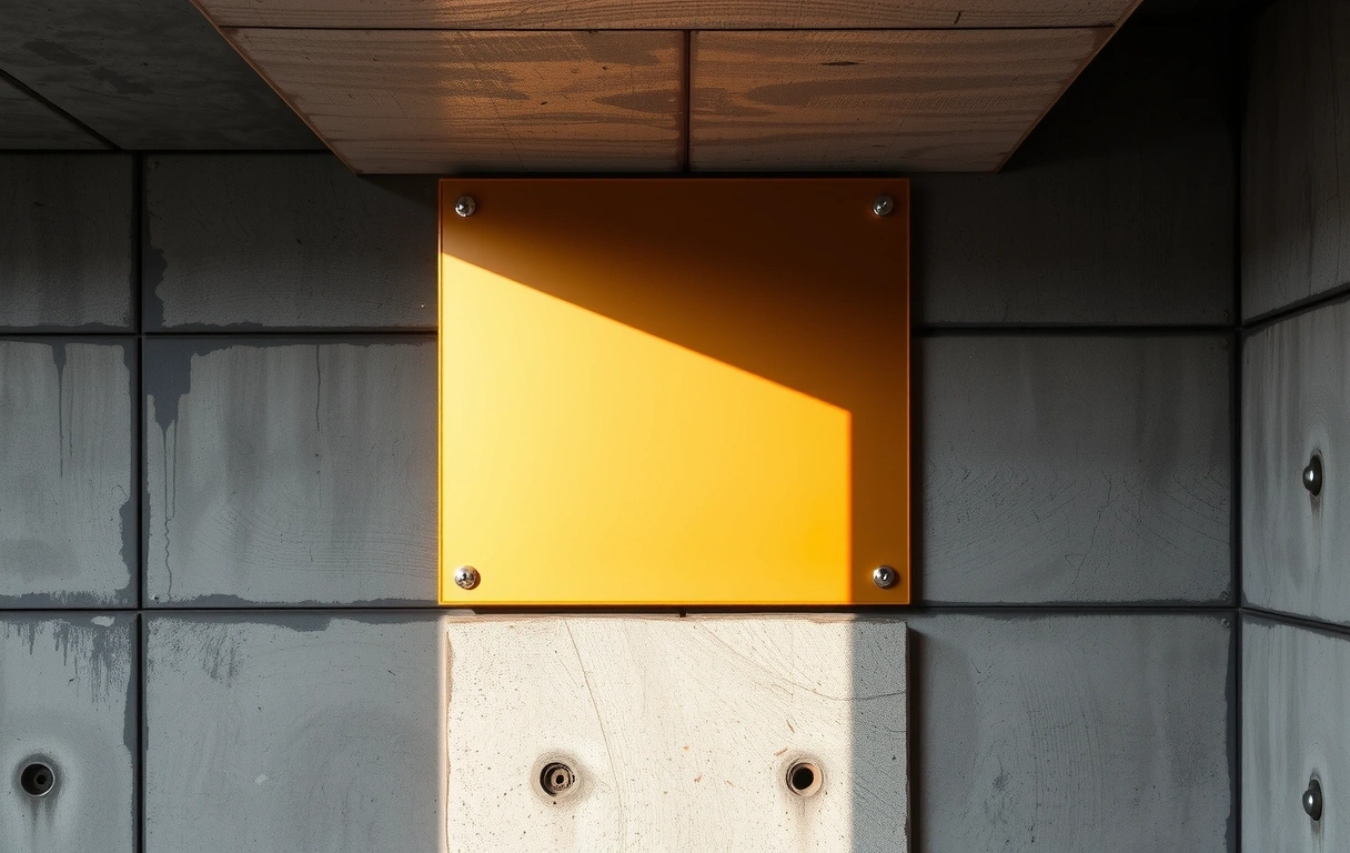 Texture architecturale - béton et métal