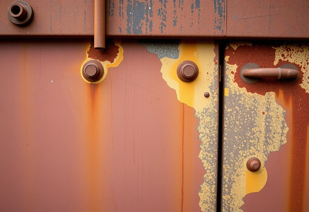 Texture acier corten